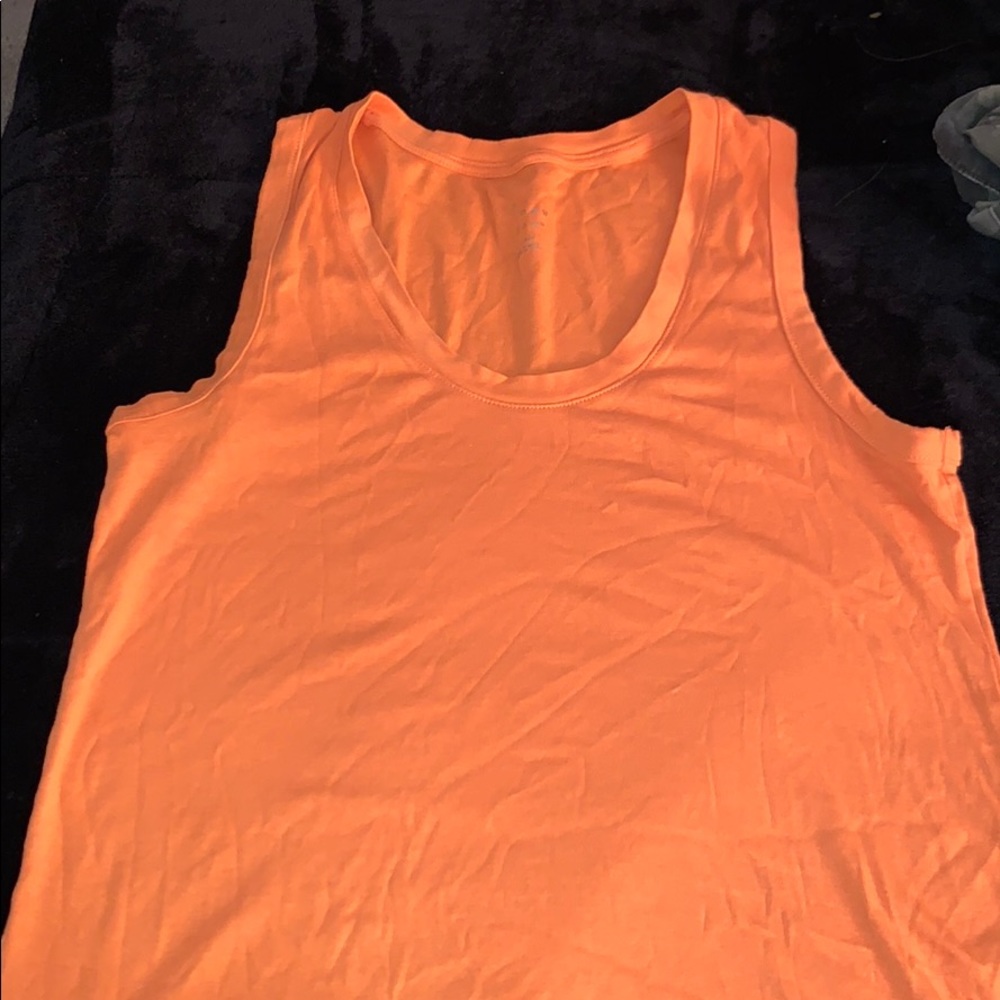 A new day Orange tank top